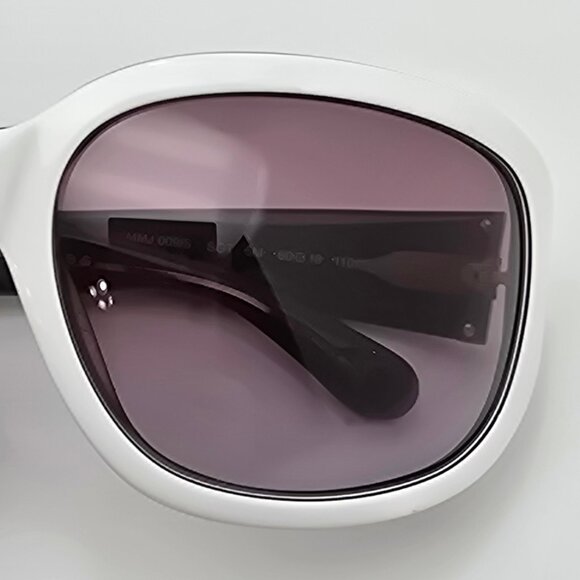 Marc Jacobs MMJ009 White on Grey Frame Brown Gradient Lens Sunglasses 60-18-110 main image 6